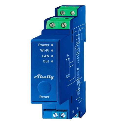[SH-PRO-DIMMER-01-10V-PM] Shelly Pro Dimmer 0/1-10V PM - Control analógico de 0/1-10V / Carril DIN