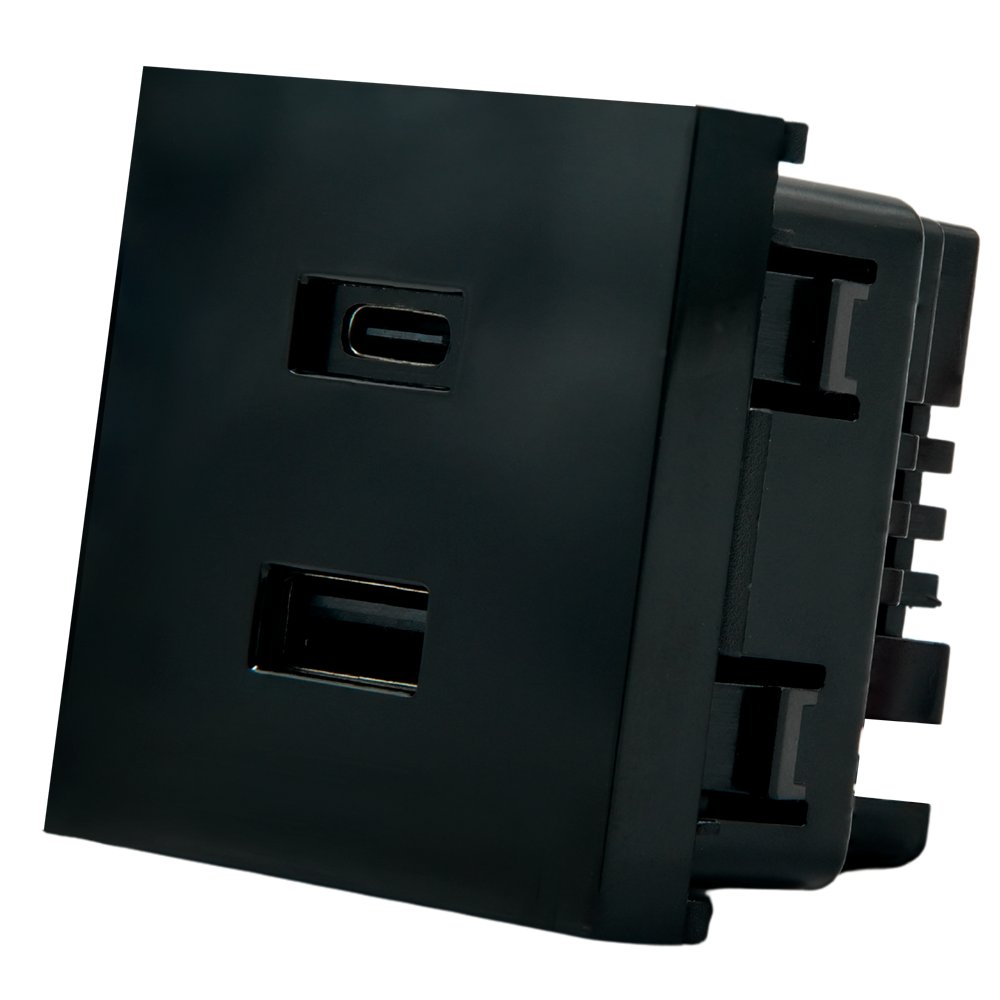 Shelly USB charger for Wall Display Stand Black