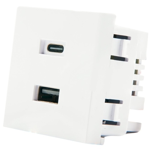 [SH-WALL-DISPLAY-USB-W] Shelly USB charger for Wall Display Stand White