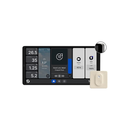 [SH-WALL-DISPLAY-X2-S-BLUHT-I] Shelly Wall Display X2 + BLU H&T Ivory