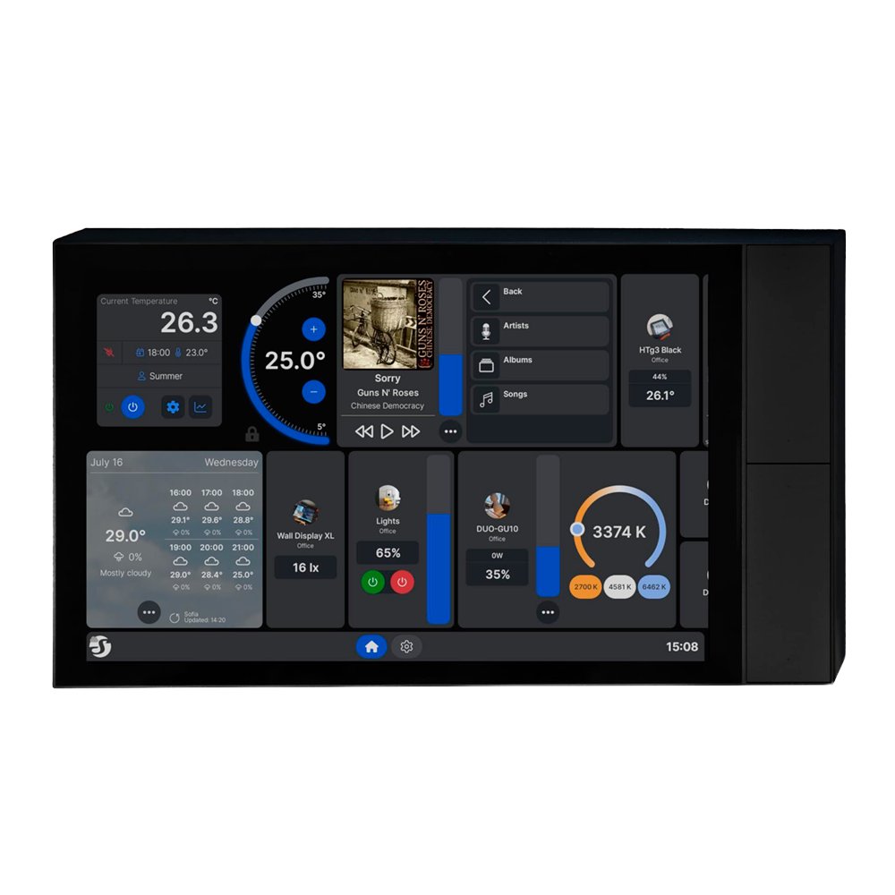Shelly Wall Display XL Negro - Pantalla LCD capacitiva de 10.1" Full HD
