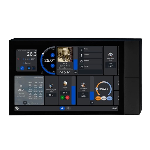 [SH-WALL-DISPLAY-XL-B] Shelly Wall Display XL Negro - Pantalla LCD capacitiva de 10.1" Full HD