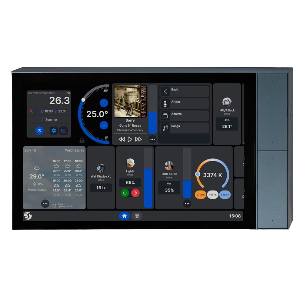 Shelly Wall Display XL Gris - Pantalla LCD capacitiva de 10.1" Full HD