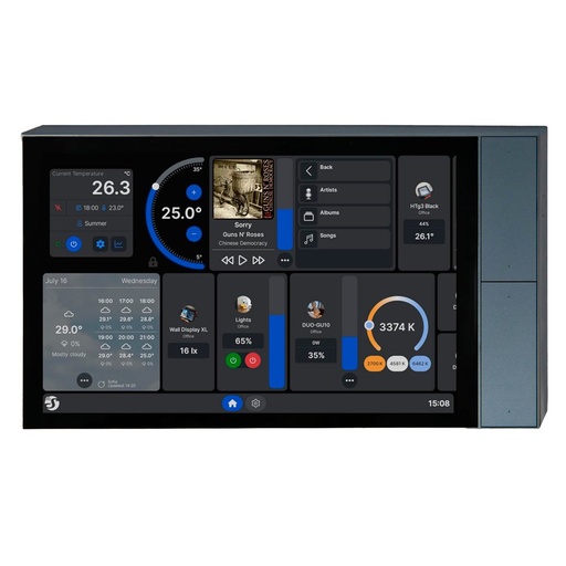 [SH-WALL-DISPLAY-XL-SL] Shelly Wall Display XL Gris - Pantalla LCD capacitiva de 10.1" Full HD