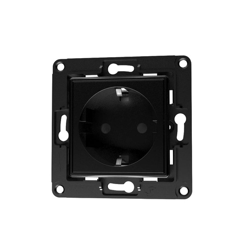 [SH-WALL-SOCKET-B] Shelly Wall Socket EU Negro - Monitoreo preciso del consumo eléctrico local