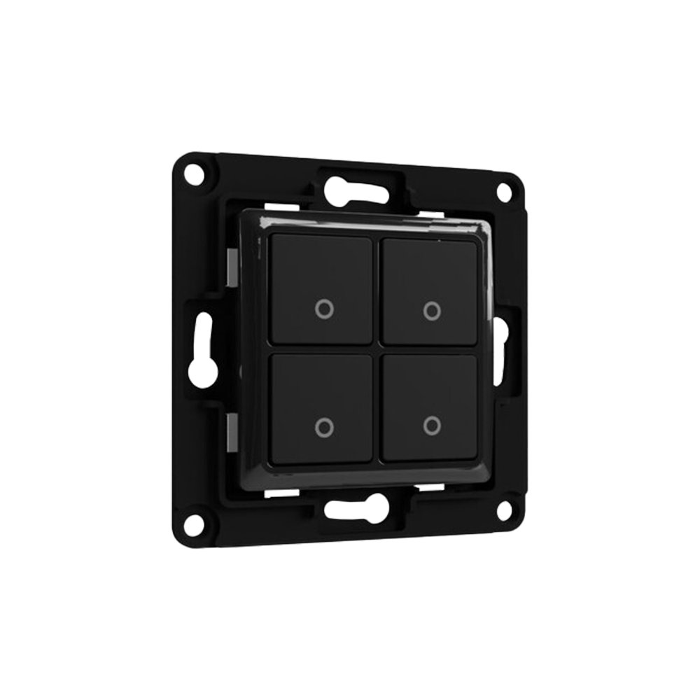 Shelly Wall Switch 4 - Diseño compacto con 4 botones pulsadores