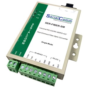 [SER-FIBER-SM-SC] SER-FIBER-SM-SC - Convertidor de fibra óptica monomodo a RS-485 bidireccional