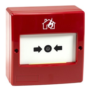 MAD-450 - Pulsador de alarma analógico rearmable para montaje en superficie