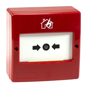 [MAD-450-I] MAD-450-I - Pulsador de alarma analógico rearmable con aislador incorporado, para montaje