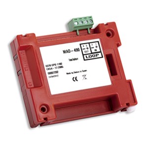 MAD-490 - Módulo aislador de protección de cortocircuito en el lazo analógico, con led