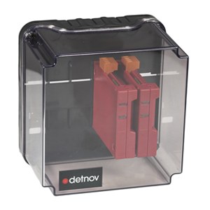 BOX-SIX - Caja transparente para instalación de 6 módulos analógicos de la serie MAD-400