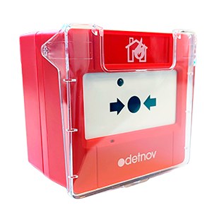 [PCD-200] PCD-200 - Pulsador de alarma convencional rearmable, incluye tapa de protección TBD-200