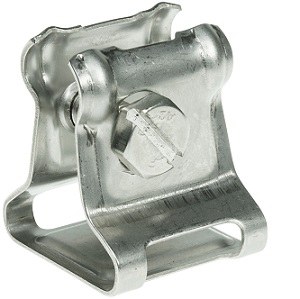 PC 5/6 St - Pack de 10 abrazaderas de acero inoxidable para sujeción de tubo de 5 mm