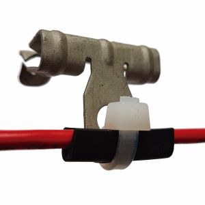 SGNL-E-CLIP - Pack de 100 clips de fijación tipo E, en acero cincado para fácil instalación