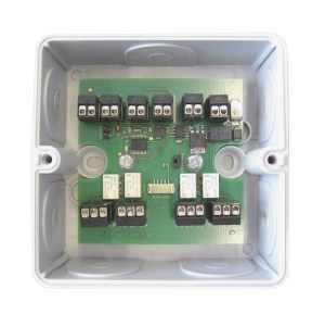 TEIO10 - Módulo de 4 entradas y 4 salidas de libre configuración con LED de estado incluido