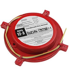 DSPA 12-3 - Generador de aerosol con activación eléctrica para extinción de incendios no