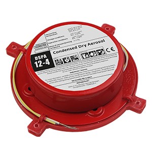 DSPA 12-4 - Generador de aerosol con activación eléctrica para extinción de incendios no
