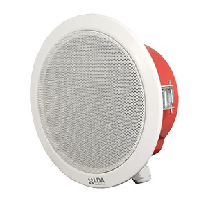 LDACH42TNS02 - Altavoz de techo 6’’ fabricado en metal para líneas de 70/100V
