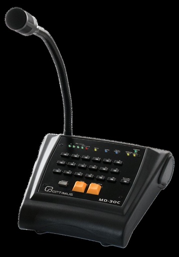 [MD-30C] MD-30C · Pupitre microfónico de 18 zonas, conexión bus