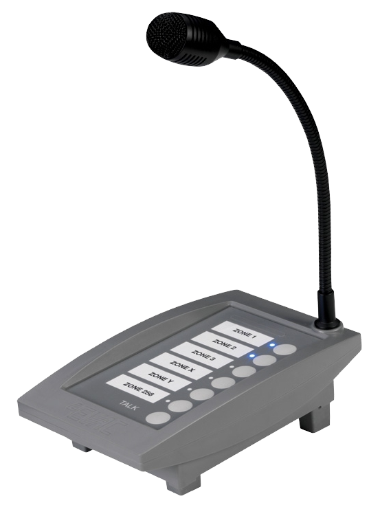 4E-CMP · Pupitre microfónico de 6 zonas