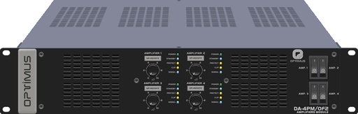 [DA-4PM/0F2] DA-4PM/0F2 · Chasis de etapa de potencia modular con cuatro espacios para módulos (series F2 y F2DC)