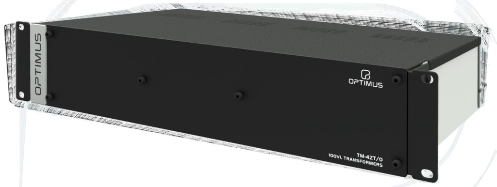 TM-4ZT/0 · Chasis para alojar de 1 a 4 transformadores modelo KTR-500WTM (2 u rack)