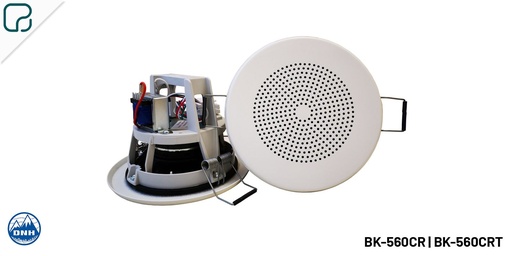 [BK-560CRT] BK-560CRT · Altavoz de techo para empotrar, 5” 6 W 100V, para salas blancas