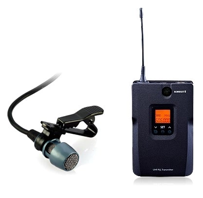 [MI-MSU16] MI-MSU16 · Micrófono de solapa con pinza. Inalámbrico (petaca) UHF