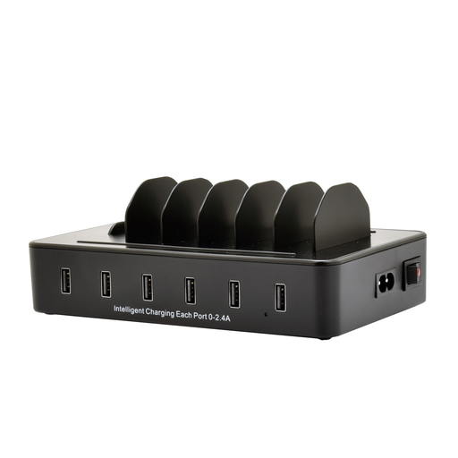 [USB 6] USB 6 · Cargador mediante USB para 6 equipos