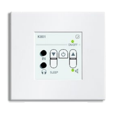 K861W · Marco ABS blanco, para 1 módulo