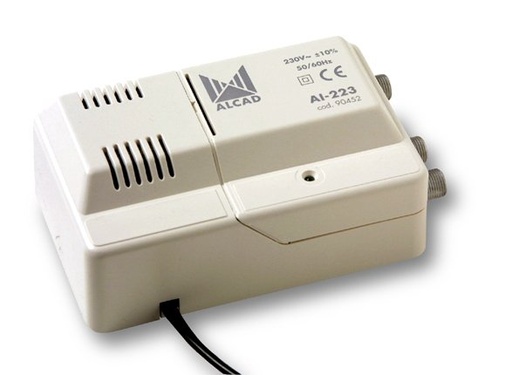 [9040052] AI-223 · Amplificador de interior CATV 2 sal.