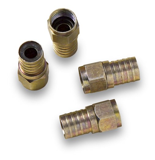 MC-104 · Conector F macho para crimpar sobre coaxial ø 7,0 mm