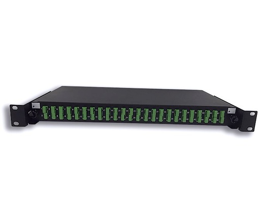 [9160050] ODP-348 · Bandeja de distribución óptica de 24 puertos SC/APC duplex monomodo para rack de 19", 1U