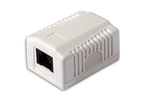 TTB-101 · Caja terminal con 1 conector hembra RJ45 Categoría 6