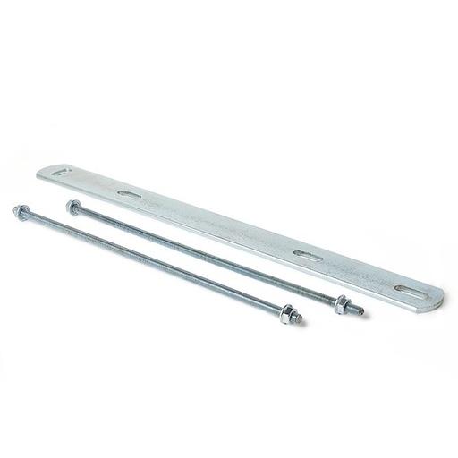 [9980125] KCP-001 · Kit-Placa para soporte en M o y, incluye varillas roscadas de 350 mm de lontigud y sus tuercas