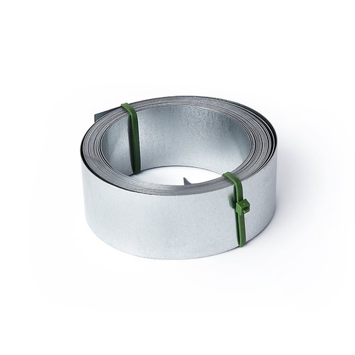 [9980129] FEU-005 · Tira de acero galvanizado en caliente, Longitud = 5 metros, Anchura = 40 mm, Espesor 0,5 mm