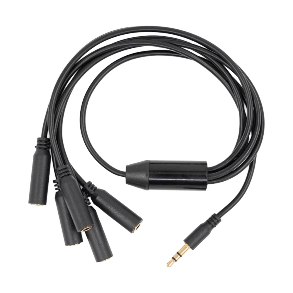 Shelly Splitter 1 to 5 - 3.5mm jack - Multiplica un puerto Jack en cinco salidas - Conexión Plug & Play sin realizar empalmes - Compatible con la pildora Shelly - Compatibilidad con Sondas tipo DS18B20 - Tipo de conector físico: Jack de 3,5 mm (TRS)