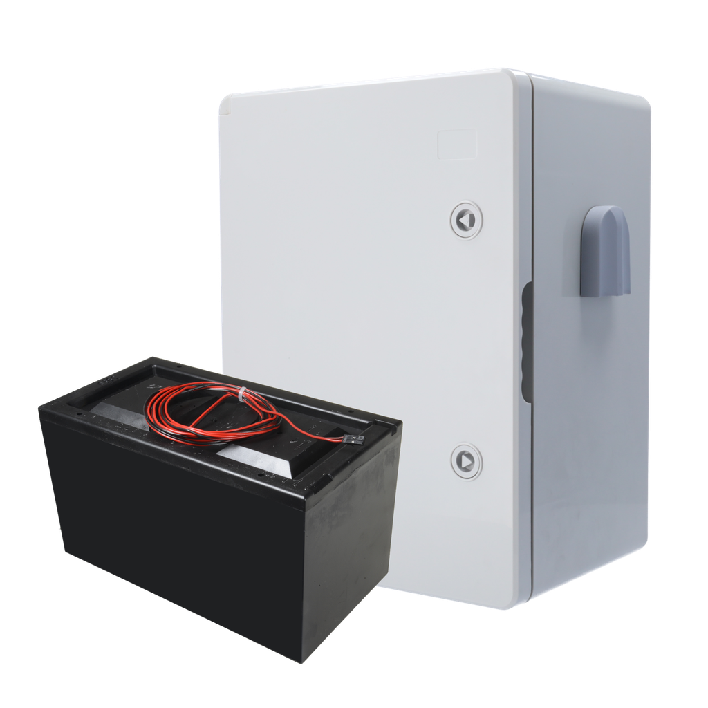 Kit batería con caja poliéster AJAX - AJ-BATTERYBOX-14M