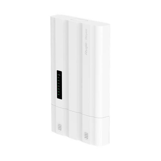 [RG-ES207GS-AC-OD] RG-ES207GS-AC-OD - Switch PoE+ Cloud gestionable L2 de exterior IP65 - 5 Gigabit + 2 SFP — 4 PoE+ 60 W, alimentación AC