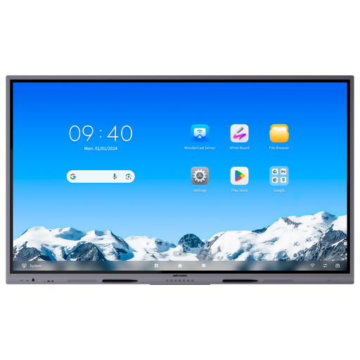[DS-D5C86RB/A2L] Monitor interactivo 86" - Resolución 4K - Android 14 y Google EDLA - Procesador Octa-Core - 8 GB RAM y 128… Hikvision-DS-D5C86RB/A2L