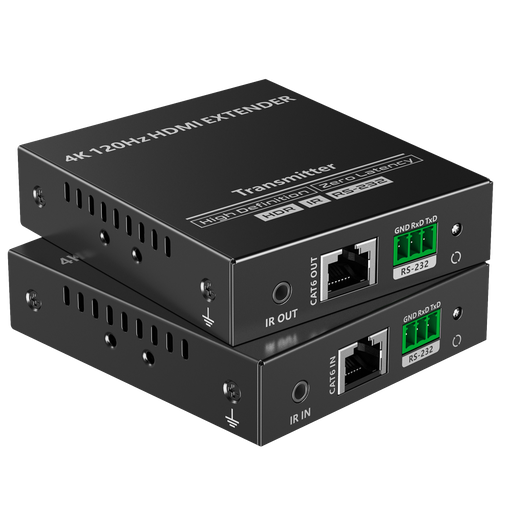 [HDMI-EXT-4K120-HDMI] Extensor de señal HDMI - Alcance 60 m - Resolución 4K - Permite conexiones 1:1 - 25 m / 4K@120 Hz Lenkeng-HDMI-EXT-4K120-HDMI