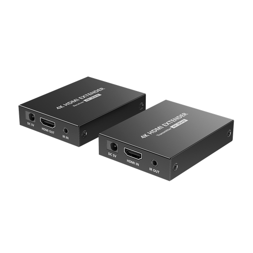 [HDMI-EXT-4K30] Extensor de señal HDMI - Alcance 40 m - Resolución 4K - Permite conexiones 1:1 - POC - Alimentación por cable Lenkeng-HDMI-EXT-4K30