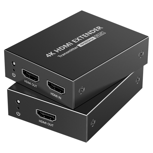 [HDMI-EXT-4K60-L] Extensor de señal HDMI - Alcance 50 m - Resolución 4K - Permite conexiones 1:1 - HDMI Loop out - POC -… Lenkeng-HDMI-EXT-4K60-L