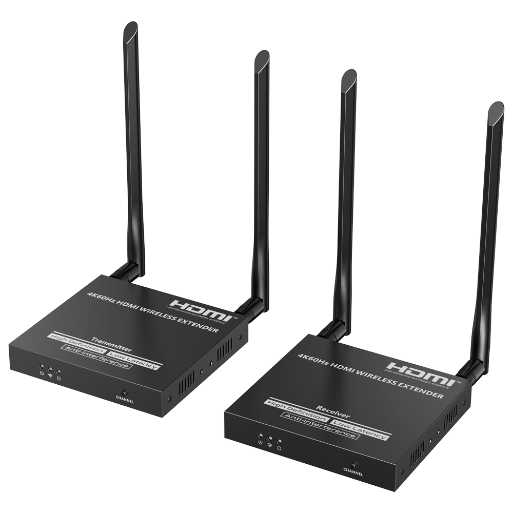 Extensor inalámbrico de señal HDMI - Alcance 50 m - Resolución 4K - Permite conexiones 1:M - HDMI Loop out Lenkeng-HDMI-EXT-PRO-W-4K60