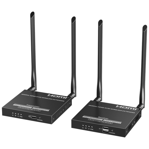 [HDMI-EXT-PRO-W-4K60-KVM] Extensor KVM inalámbrico - Alcance 50 m - Resolución 4K - Permite conexiones 1:M - HDMI Loop out Lenkeng-HDMI-EXT-PRO-W-4K60-KVM