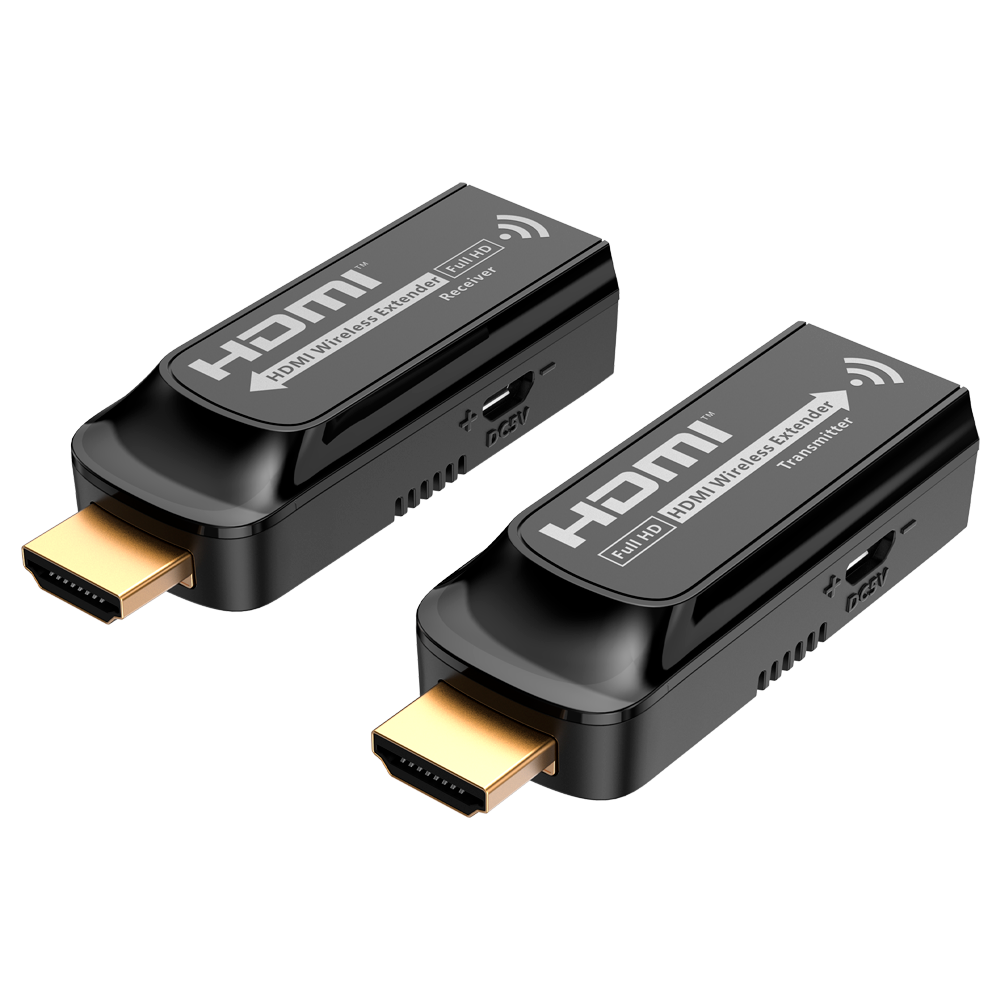Extensor inalámbrico de señal HDMI - Alcance 20 m - Resolución FHD - Permite conexiones 1:1 Lenkeng-HDMI-EXT-W-1080p60