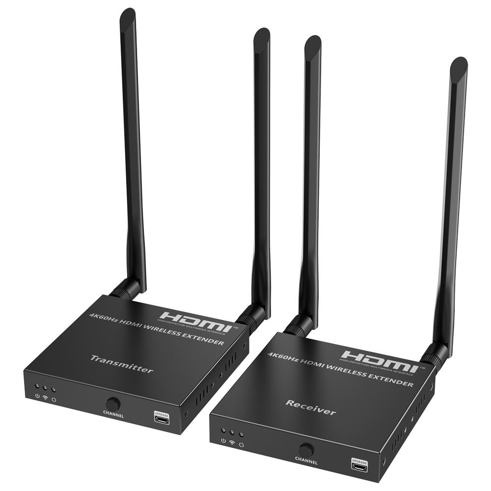 Extensor inalámbrico de señal HDMI - Alcance 50 m - Resolución 4K - Permite conexiones 1:1 - HDMI Loop out Lenkeng-HDMI-EXT-W-4K60-V2