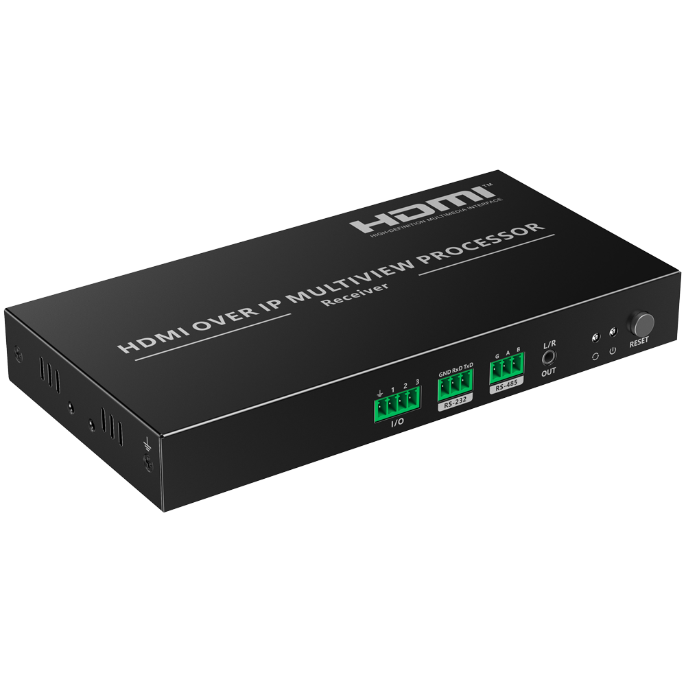 Matriz de señal HDMI IP - Permite NxM - Resolución 4K - Incluye 1 receptor Multiview Lenkeng-HDMI-MATRIX-PRO-4K-V2-MV