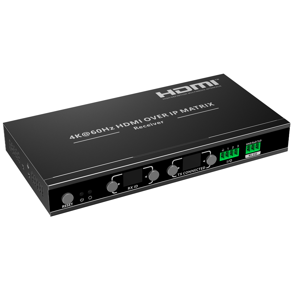 Matriz de señal HDMI IP - Permite NxM - Resolución 4K - Incluye 1 receptor Lenkeng-HDMI-MATRIX-PRO-4K-V2-RX