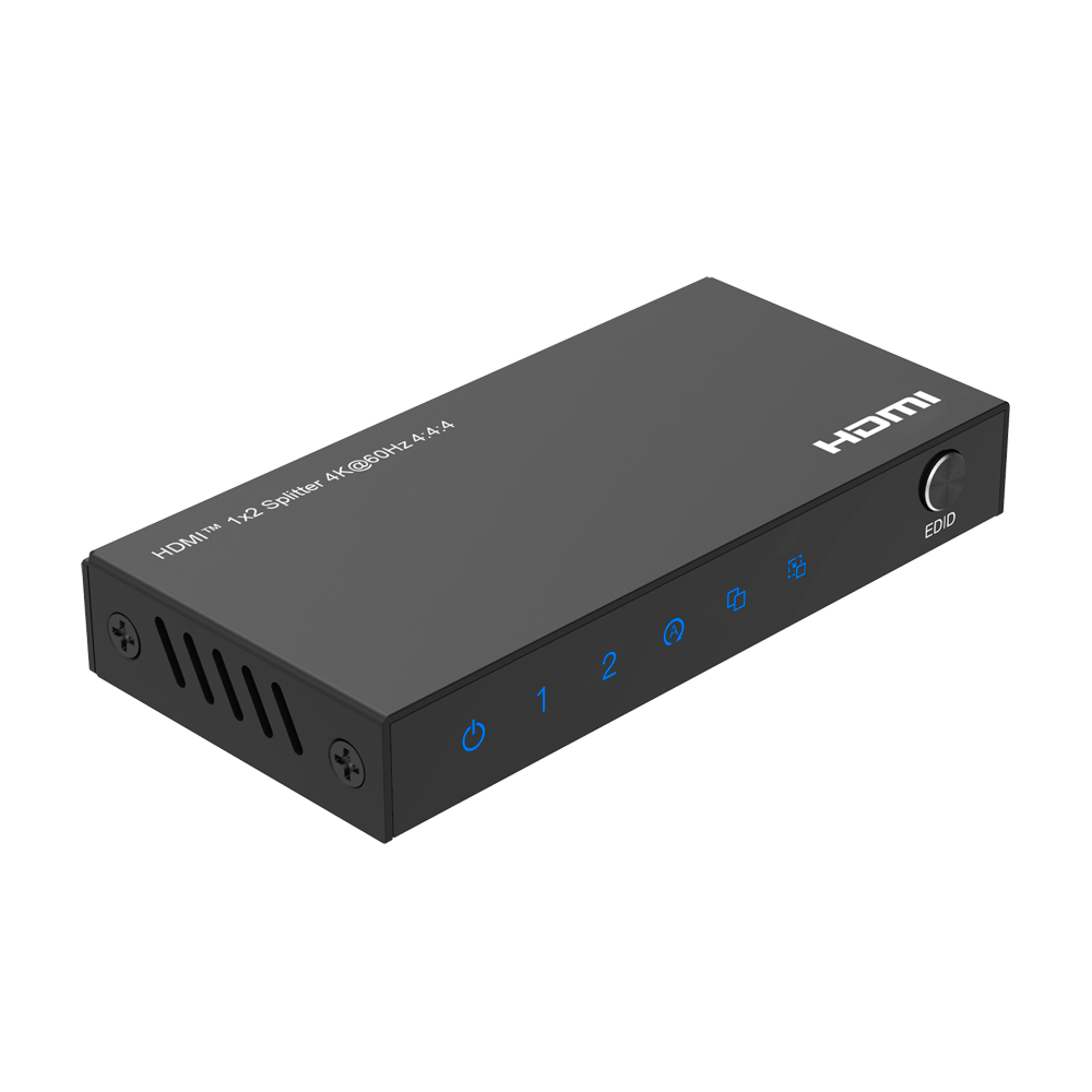 Splitter de señal HDMI - Permite 1:2 - Resolución 4K Marca Blanca-HDMI-SPL-1x2-4K60